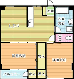 NISHIKI.１３８（ニシキ　イチサンハチ） 205号室 間取り