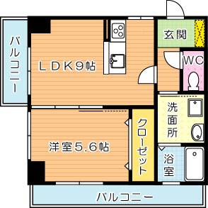 Sol dias（ソルディアス） 間取り図