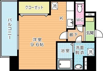 ドレスローズ 503号室 間取り