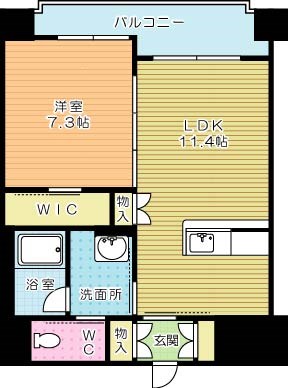 シャーメゾンステージ片野  501号室 間取り