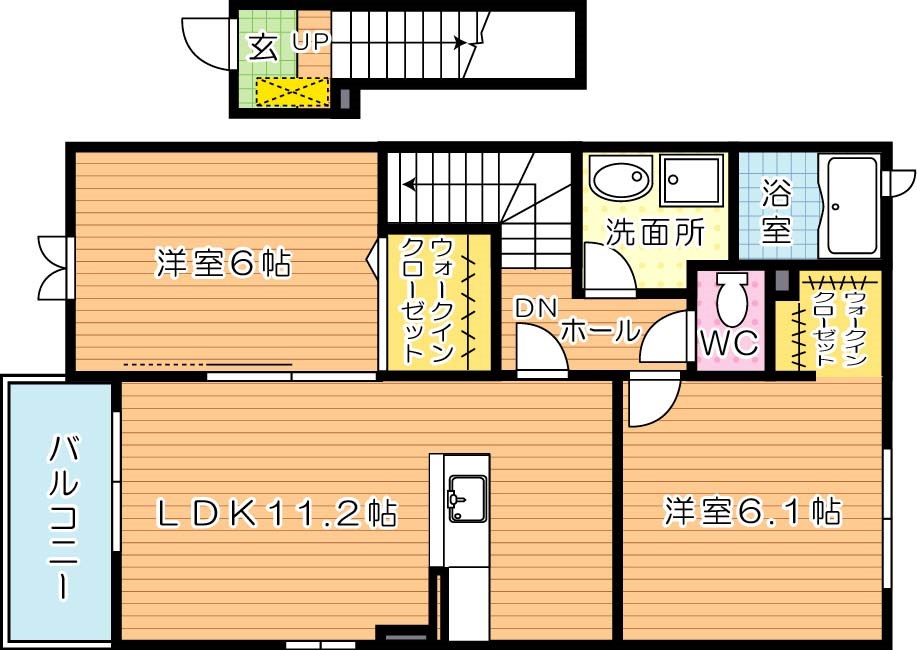 スターヒル　A棟 間取り図