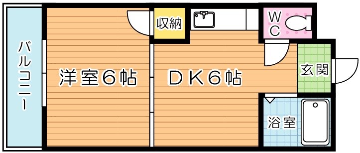 朝日ハイツ 間取り図