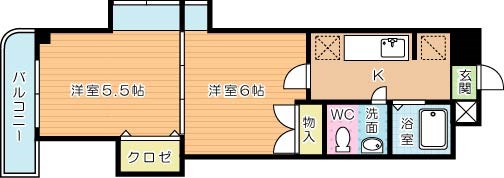 木下鉱産ビル 501号室 間取り