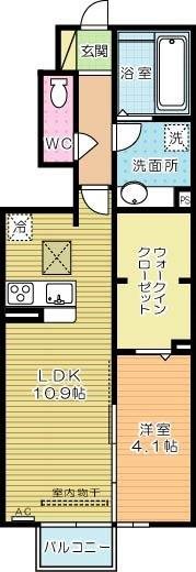 ＣＨＲ－２６ 101号室 間取り