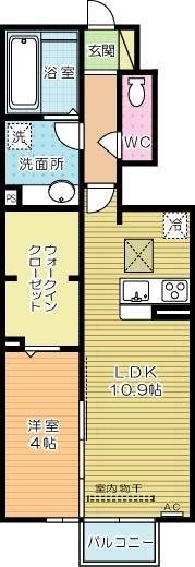 ＣＨＲ－２６ 105号室 間取り