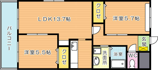 ファイングレイス梅の木  間取り