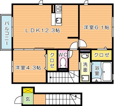 ユニフレックス光 間取り図