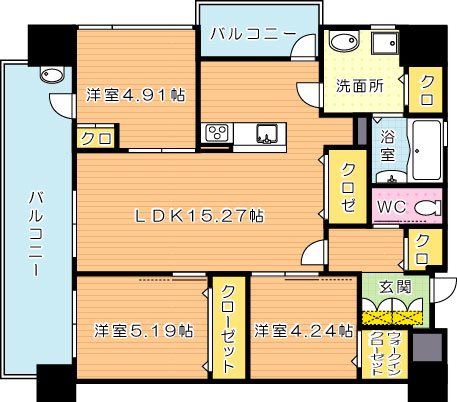 LEGEND157（レジェンド157） 308号室 間取り