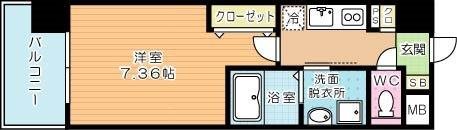 CENTERMARK三萩野(センターマーク三萩野) 903号室 間取り