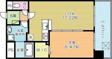 CENTERMARK三萩野(センターマーク三萩野)  905号室 間取り