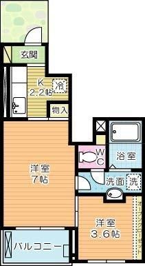 アーバンフォレスト下曽根 103号室 間取り