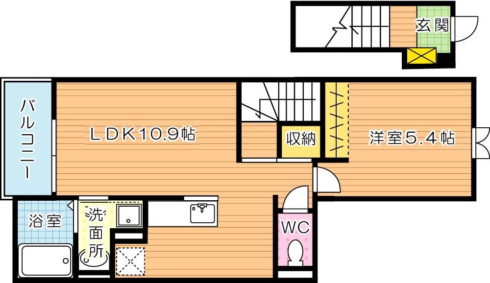 ティーダ安在野 間取り図