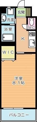 ルミエドール戸畑駅前 205号室 間取り