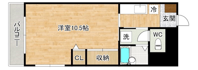 ＳＫハイツ  805号室 間取り