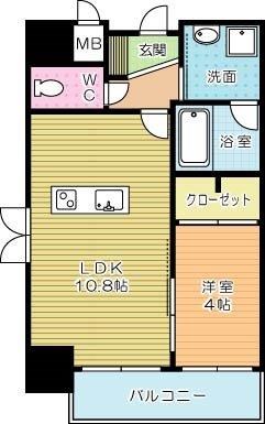 ベルコモンズ 601号室 間取り