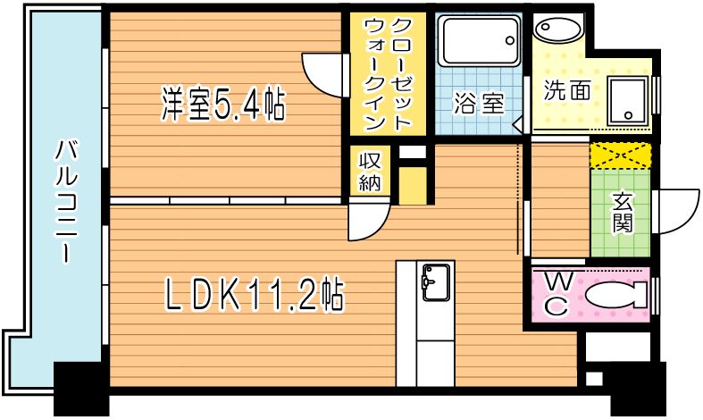 ミーナ原町 202号室 間取り