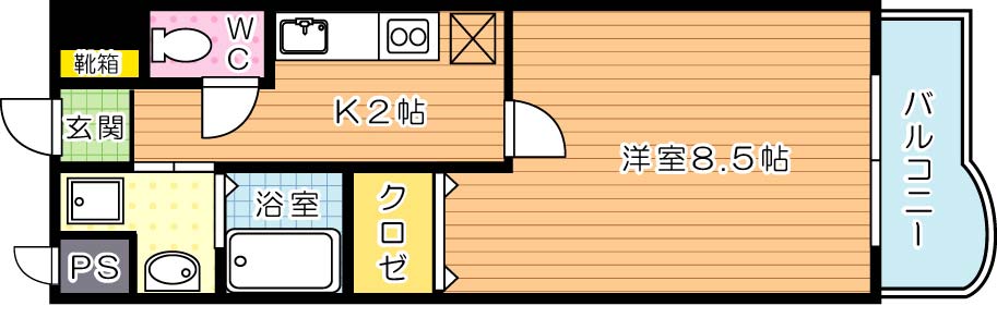 グランドコスモ 間取り図