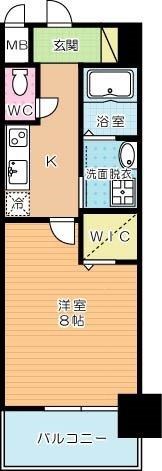 GRANDEUR（グランデール） 402号室 間取り