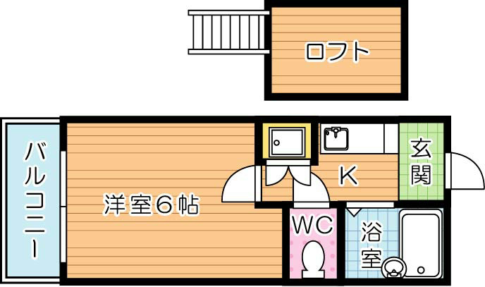 レジオン幸神Ⅰ 間取り図