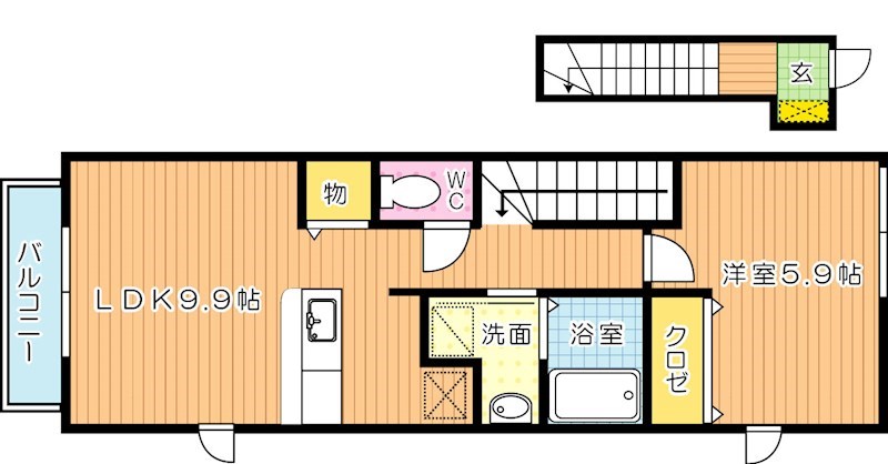 パークヒルズＪ　Ｂ棟 間取り