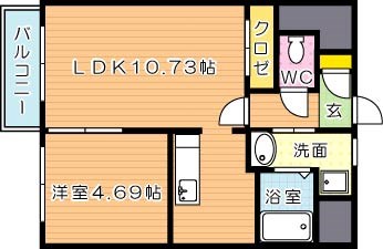 T-FLAT58（ティーフラット58） 間取り