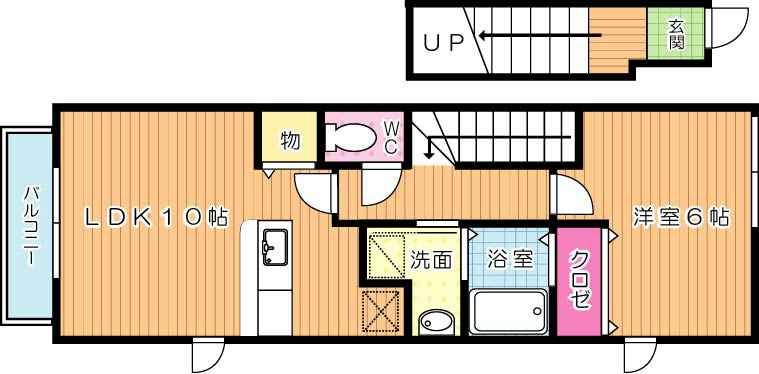 フェイバースター　B 間取り