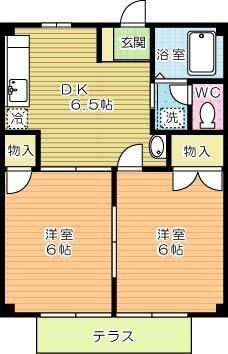 ファミールヒイラギＢ 105号室 間取り