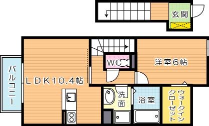 サンヒルズ黒崎駅  間取り図