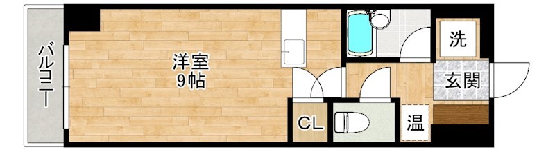 グローリー北方Ⅱ  709号室 間取り