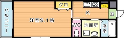 グレースコート陣原 間取り図