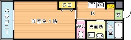 グレースコート陣原 間取り図