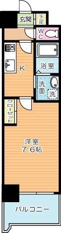 ロイヤルシーサイドテラス 302号室 間取り