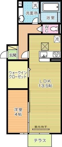 Aire de repos（エルデルポ） 108号室 間取り