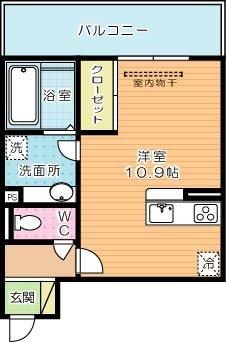 Lieu de repos（エルデルポ） 203号室 間取り