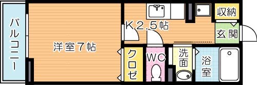 ラッフィナートカーサ若松 間取り図