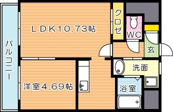 T-FLAT58（ティーフラット58） 間取り