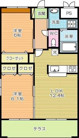 レムリア  107号室 間取り