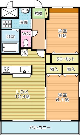 メゾンドメリー 間取り図