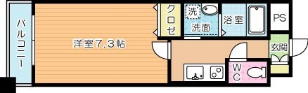 ｐｌａｉｓｉｒ(プレジール) 402号室 間取り