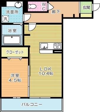 グランルージュ桜  間取り図