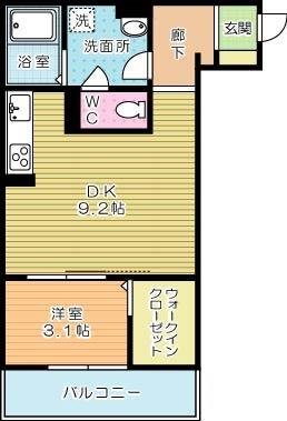 グランルージュ桜    205号室 間取り