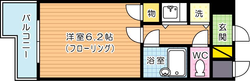 ギャラン黒崎 間取り図