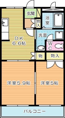 ソレイユ壱番館 202号室 間取り