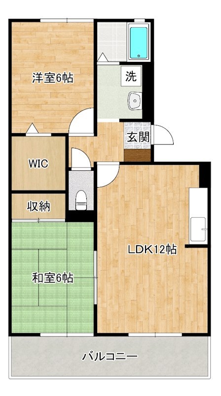 ルミエール赤坂 　 302号室 間取り