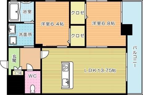 プレジデンス　ざ京 1006号室 間取り