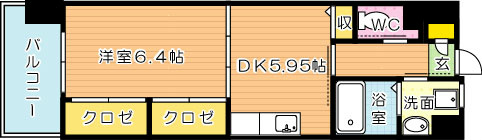 ウィングス八幡駅前 間取り図