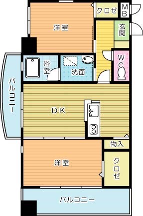 Ｊｕｐｉｔｅｒ（ジュピター） 901号室 間取り