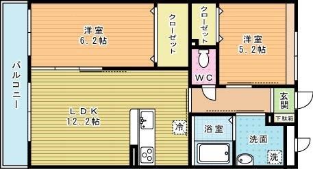 GRACEFUL中井（グレイスフル中井） 506号室 間取り