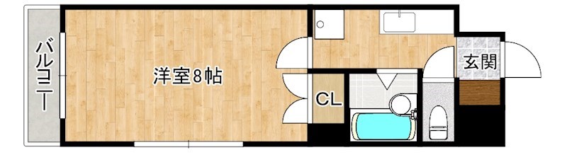 リファレンス嵐山口 203号室 間取り