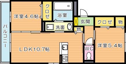 DroomAT 201号室 間取り